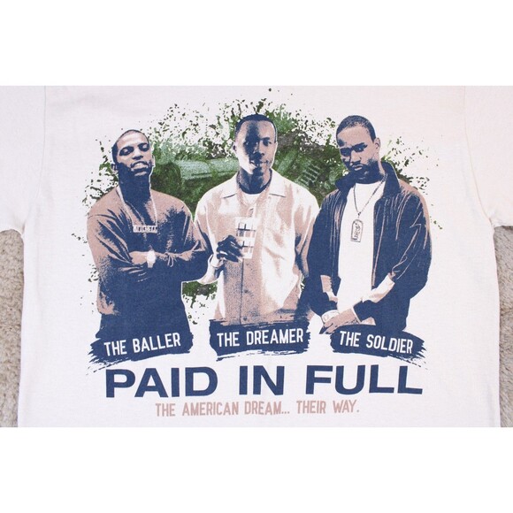 Paid in Full Movie The Baller Dreamer Soldier T-Shirt (Small) - NEW W/OUT TAGS! - Picture 2 of 5